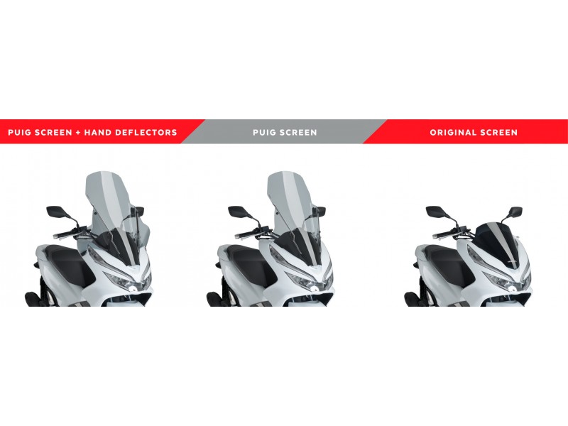 Windshield PUIG V-TECH LINE TOURING 9789H smoke