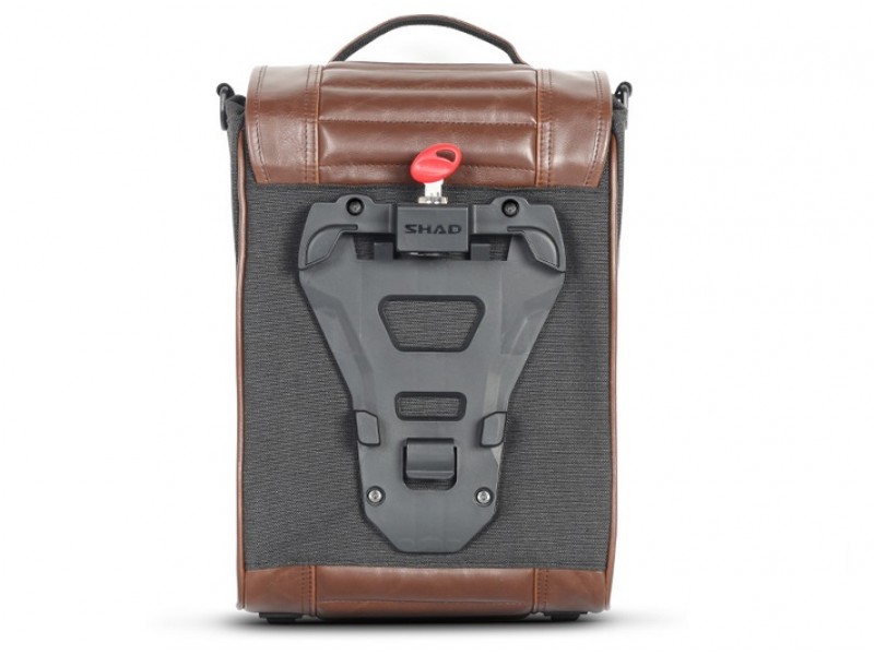 Side bag SHAD CAFE RACER SR38 X0SR38 10l Brown