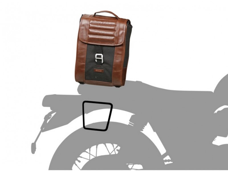 Side bag SHAD CAFE RACER SR38 X0SR38 10l Brown