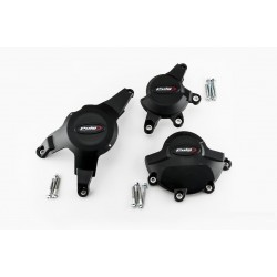 Engine protective covers PUIG 20122N Negru included right, left and alternator caps  Engine protective covers PUIG 20122N Negru included right, left and alternator caps