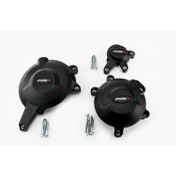 Engine protective covers PUIG 20134N Negru included right, left and alternator caps  Engine protective covers PUIG 20134N Negru included right, left and alternator caps