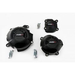 Engine protective covers PUIG 20136N Negru included right, left and alternator caps  Engine protective covers PUIG 20136N Negru included right, left and alternator caps