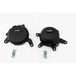 Engine protective covers PUIG 20140N Negru included right and left caps  Engine protective covers PUIG 20140N Negru included right and left caps