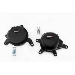 Engine protective covers PUIG 20141N Negru included right and left caps  Engine protective covers PUIG 20141N Negru included right and left caps