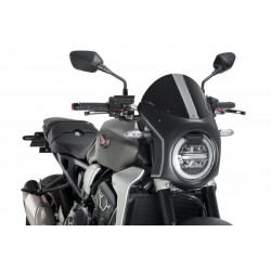Windshield PUIG SEMI-FAIRING 3133N matt black Negru Windshield PUIG SEMI-FAIRING 3133N matt black Negru
