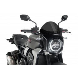 Windshield PUIG SEMI-FAIRING 3143F carbon look dark smoke Windshield PUIG SEMI-FAIRING 3143F carbon look dark smoke