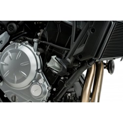 Frame sliders PUIG R12 3182N black with grey rubber Frame sliders PUIG R12 3182N black with grey rubber