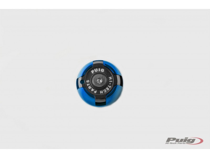 Plug oil cap PUIG 7142A Albastru M24x3
