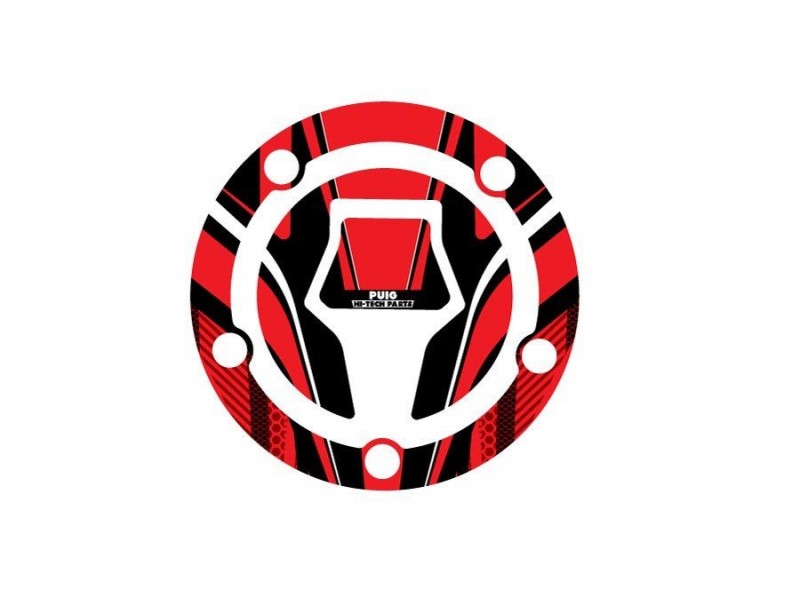 Fuel cap cover PUIG RADIKAL 9609R Rosu