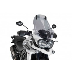 Windscreen PUIG TOURING WITH VISOR 9614H smoke Windscreen PUIG TOURING WITH VISOR 9614H smoke