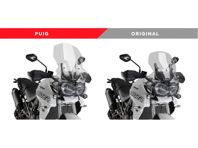 Windscreen PUIG TOURING 9656N Negru Windscreen PUIG TOURING 9656N Negru