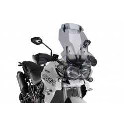 Windscreen PUIG TOURING WITH VISOR 9658H smoke Windscreen PUIG TOURING WITH VISOR 9658H smoke