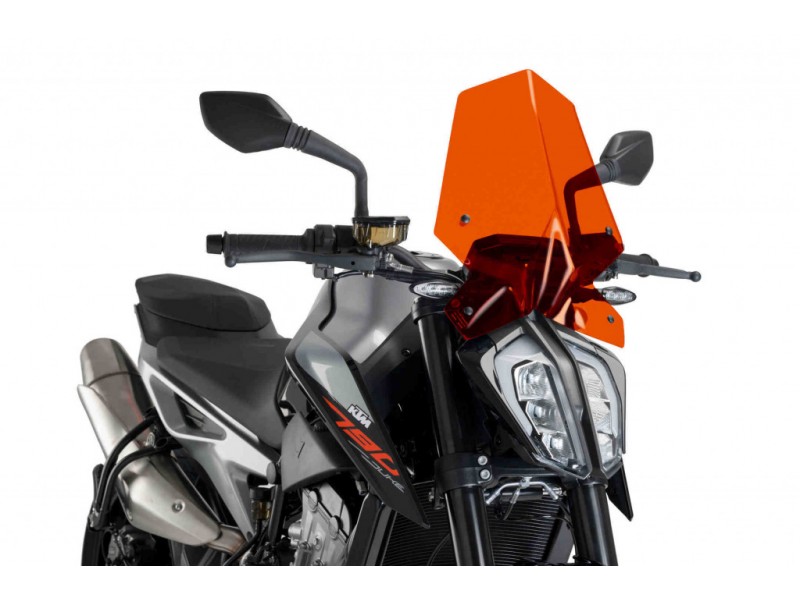 Windshield PUIG NEW. GEN SPORT 9668T portocaliu
