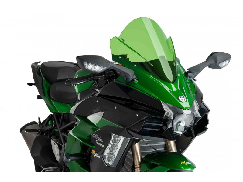 Windscreen PUIG RACING 9704V verde