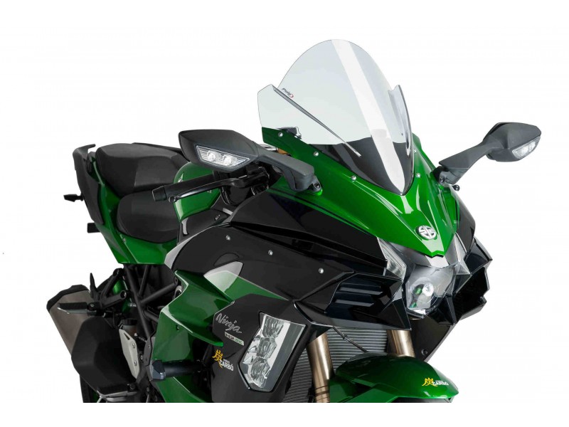 Windscreen PUIG RACING 9704W transparent