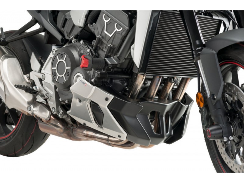 Engine spoiler PUIG 9746J matt black stickers included