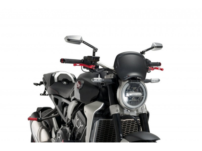 Windshield PUIG FRONTAL PLATE 9768J matt black