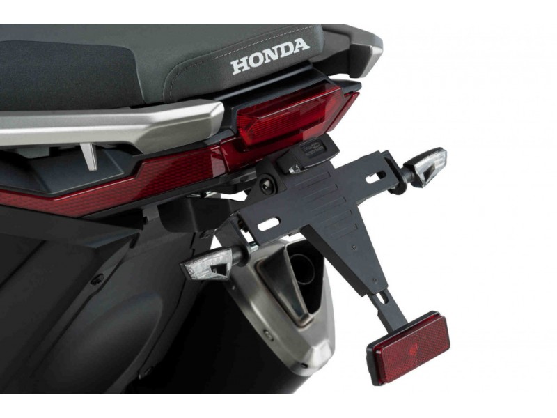 Adjustable license support PUIG 9706N Negru