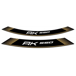 Rim strip PUIG AK550 9630O auriu set of 8 rim strips Rim strip PUIG AK550 9630O auriu set of 8 rim strips