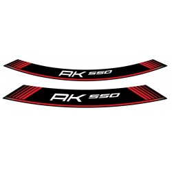 Rim strip PUIG AK550 9630R Rosu set of 8 rim strips Rim strip PUIG AK550 9630R Rosu set of 8 rim strips