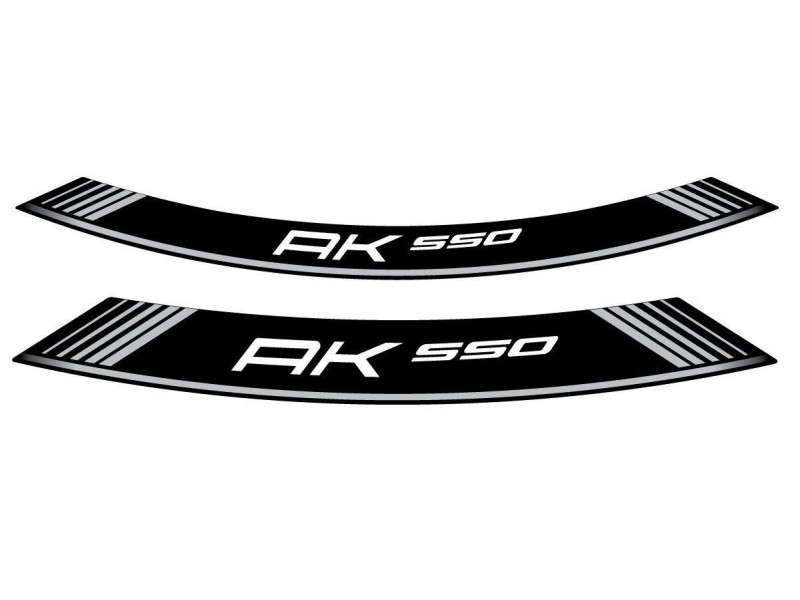 Rim strip PUIG AK550 9630P argintiu set of 8 rim strips