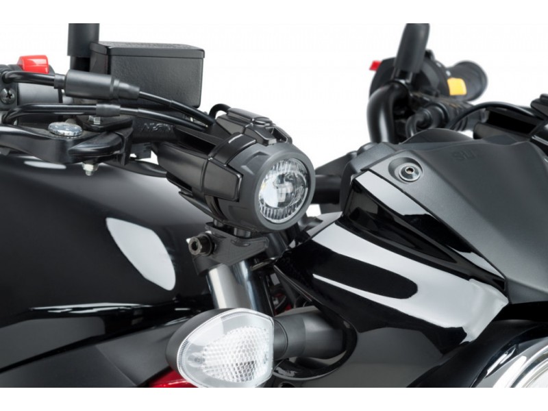Adapters for auxiliary lights PUIG 3485N Negru set