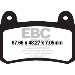 Placute de frana EBC FA658HH Placute de frana EBC FA658HH