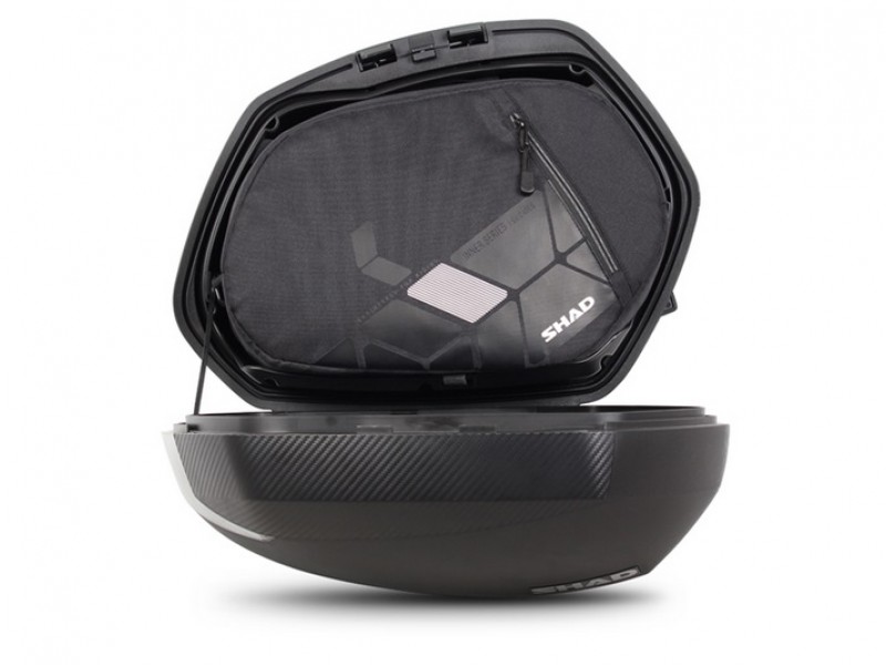 Cutii laterale SHAD SH36 D0B36200 Carbon pereche cu premium lock