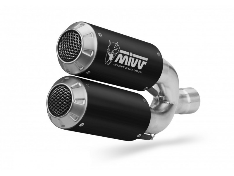 2 Silencers kit MIVV MK3 D.040.SM3B negru otel