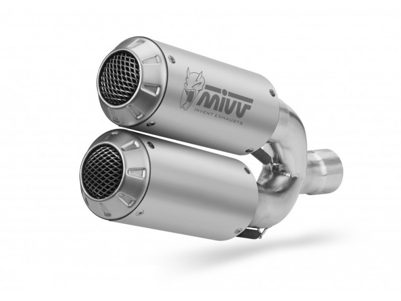 2 Silencers kit MIVV MK3 D.042.SM3X otel inoxidabil 2 Silencers kit MIVV MK3 D.042.SM3X otel inoxidabil
