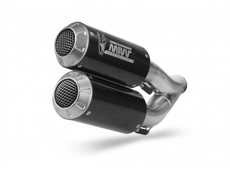 2 Silencers kit MIVV MK3 H.069.LM3C Carbon 2 Silencers kit MIVV MK3 H.069.LM3C Carbon
