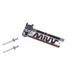 Logo plaque + 2 rivets MIVV 50.73.308.1 Logo plaque + 2 rivets MIVV 50.73.308.1