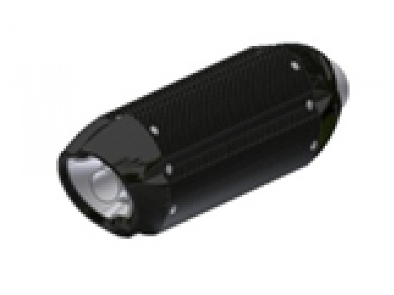 Evacuare MIVV SUONO ACC.021.S9 Steel Black Ø55 inlet