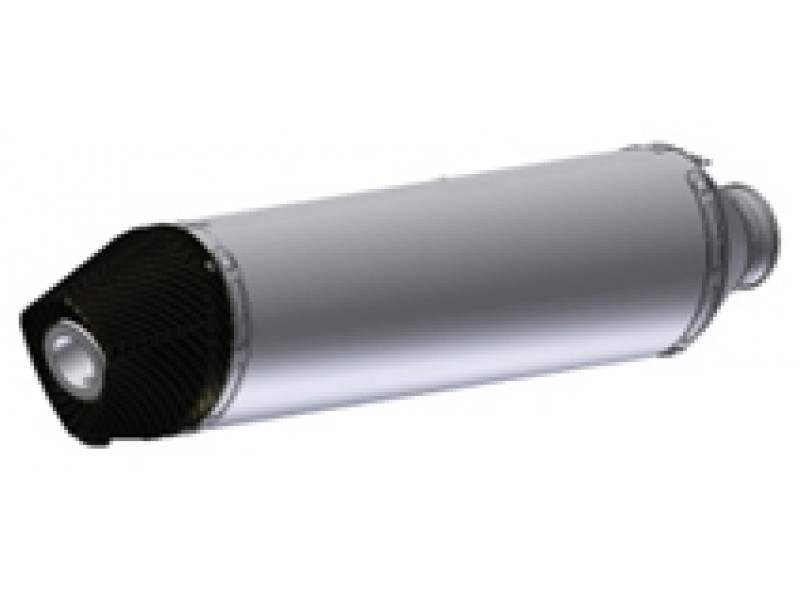 Silencer and carbon cap MIVV STRONGER ACC.73.025.SXC otel inoxidabil