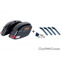 Genti rigide CUSTOMACCES TOURING AMZ002N Negru pair, with KF universal support Genti rigide CUSTOMACCES TOURING AMZ002N Negru pair, with KF universal support