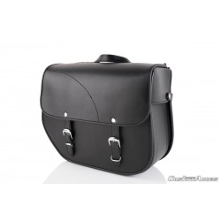 Leather saddlebag CUSTOMACCES SANT LOUIS AP0001N Negru dreapta Leather saddlebag CUSTOMACCES SANT LOUIS AP0001N Negru dreapta