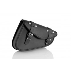 Leather saddlebag CUSTOMACCES DETROIT AP0002N Negru dreapta Leather saddlebag CUSTOMACCES DETROIT AP0002N Negru dreapta