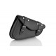 Leather saddlebag CUSTOMACCES DETROIT AP0002N Negru dreapta