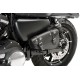 Leather saddlebag CUSTOMACCES DETROIT AP0003N Negru stanga