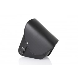 Leather saddlebag CUSTOMACCES BARCELONA AP0005N Negru stanga Leather saddlebag CUSTOMACCES BARCELONA AP0005N Negru stanga