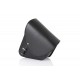 Leather saddlebag CUSTOMACCES BARCELONA AP0005N Negru stanga