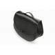 Leather saddlebag CUSTOMACCES HD AP0009N Negru stanga