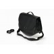 Leather saddlebag CUSTOMACCES HD AP0009N Negru stanga