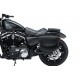Leather saddlebag CUSTOMACCES HD AP0009N Negru stanga