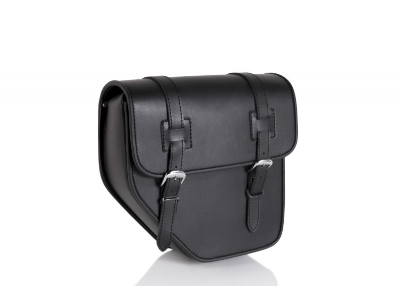 Leather saddlebag CUSTOMACCES IBIZA AP0013N Negru
