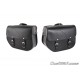 Leather saddlebag CUSTOMACCES SANT LOUIS APS001N Negru pereche