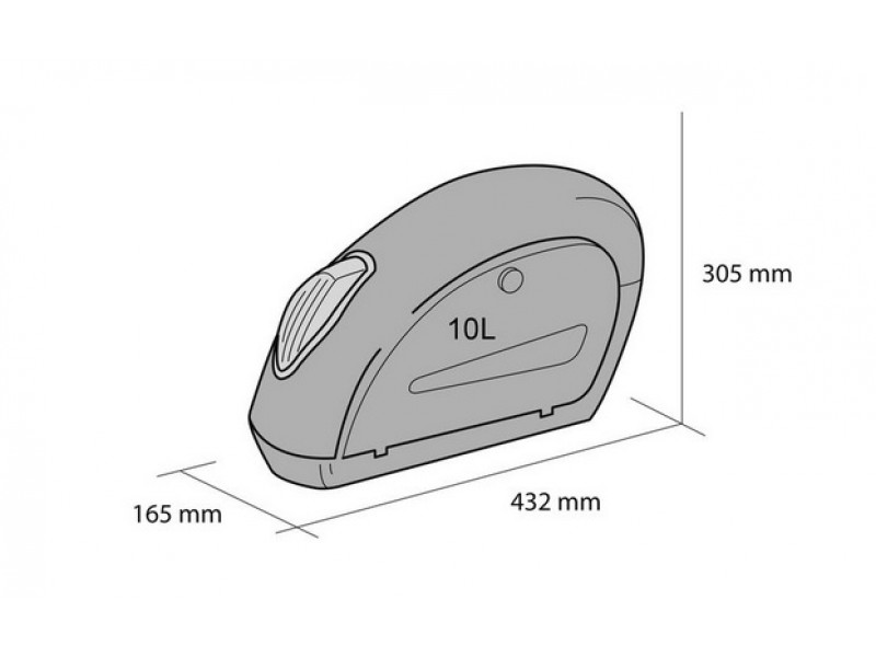 Genti rigide CUSTOMACCES SMALL AR0008N Negru dreapta