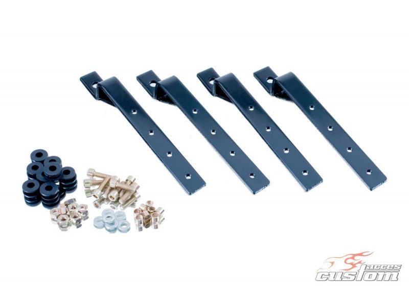 Suporti genti rigide CUSTOMACCES KF KF0002N Negru