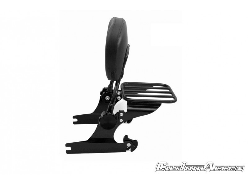 Sissybar plane CUSTOMACCES LUXUS SOFTAIL RSD001N Negru