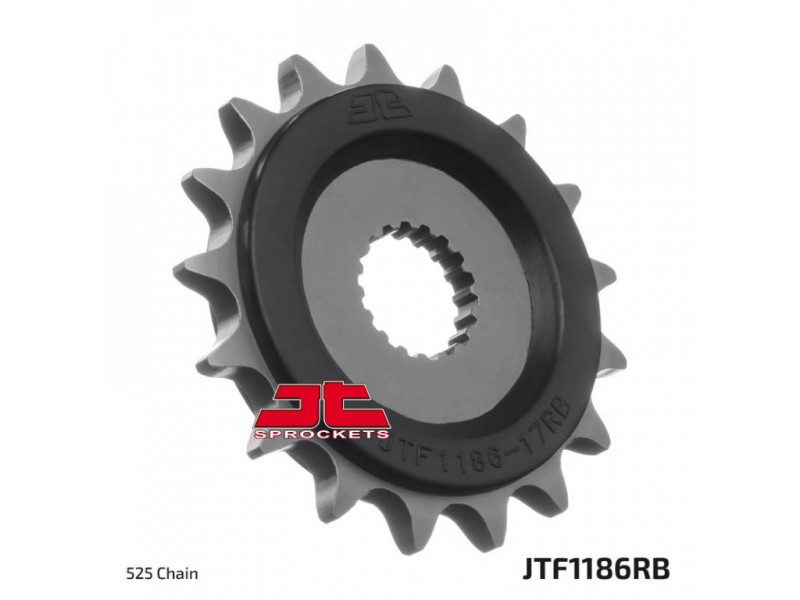 Pinion fata JT JTF 1186-16RB 16T, 525 rubber cushioned